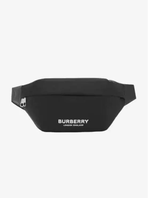 Logo Print Nylon Sonny Bum Belt Bag Black - BURBERRY - BALAAN 3