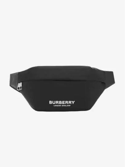 Logo Print Nylon Sonny Bum Belt Bag Black - BURBERRY - BALAAN 2