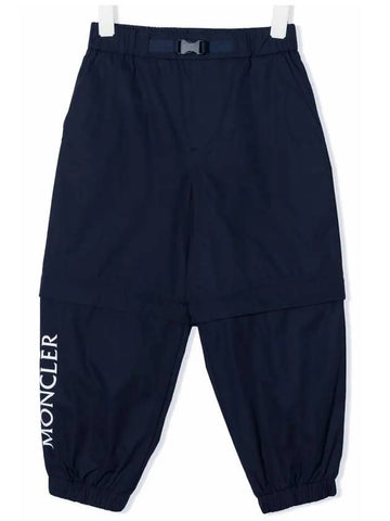 Kids Back Logo Pants 2A000 07 54A91 74S - MONCLER - BALAAN 1