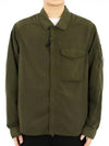 Chrome-R Pocket Over Long Sleeve Shirt Green - CP COMPANY - BALAAN 2