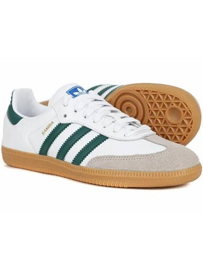 Samba OG Low Top Sneakers White Green - ADIDAS - BALAAN 2