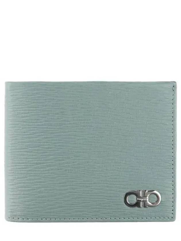 Gancini Half Wallet Blue - SALVATORE FERRAGAMO - BALAAN 2