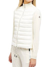 Women s Logo Patch Knit Padding Cream 9B00014M1131030 - MONCLER - BALAAN 3