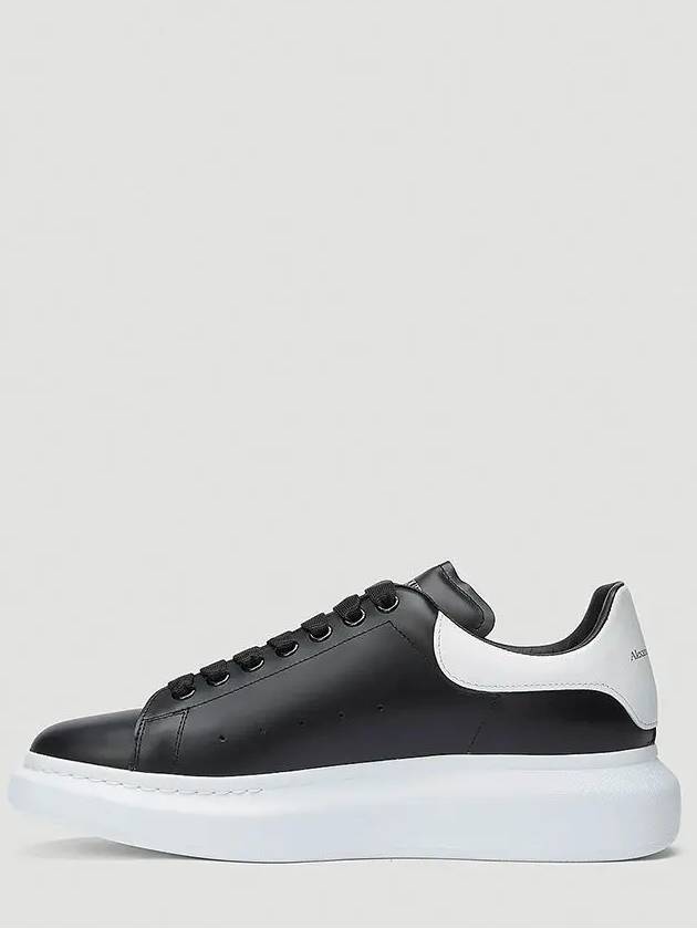 Signature logo heel tab twotone leather oversole sneakers - ALEXANDER MCQUEEN - BALAAN 3