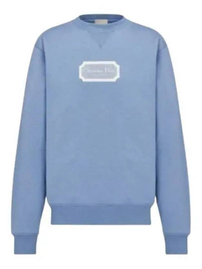 Logo Sweatshirt Blue - DIOR - BALAAN 2