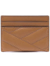 Kira Chevron Logo Card Wallet Brown - TORY BURCH - BALAAN 5