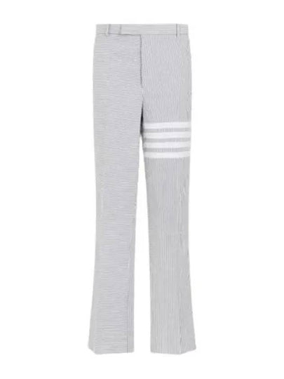 4 Bar Stripe Tailored Straight Pants Grey - THOM BROWNE - BALAAN 2