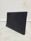 Used luxury goods Louis It Black intrecciato document strap clutch bag - BOTTEGA VENETA - BALAAN 2