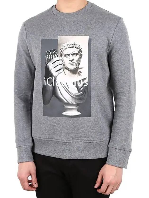 iCloudius Sweatshirt Gray PBJS441D M - NEIL BARRETT - BALAAN 3