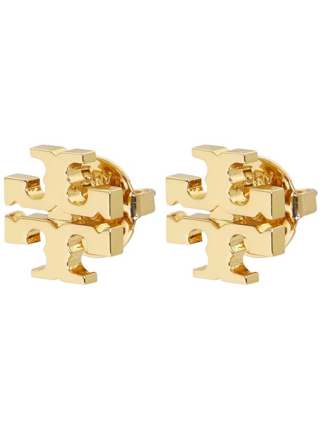 Logo Stud Earrings Gold - TORY BURCH - BALAAN 3