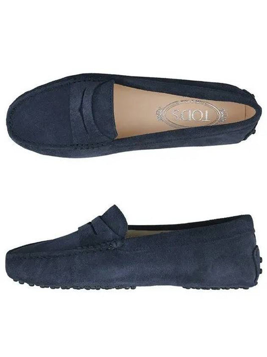 Gommino Suede Driving Shoes Blue - TOD'S - BALAAN 2