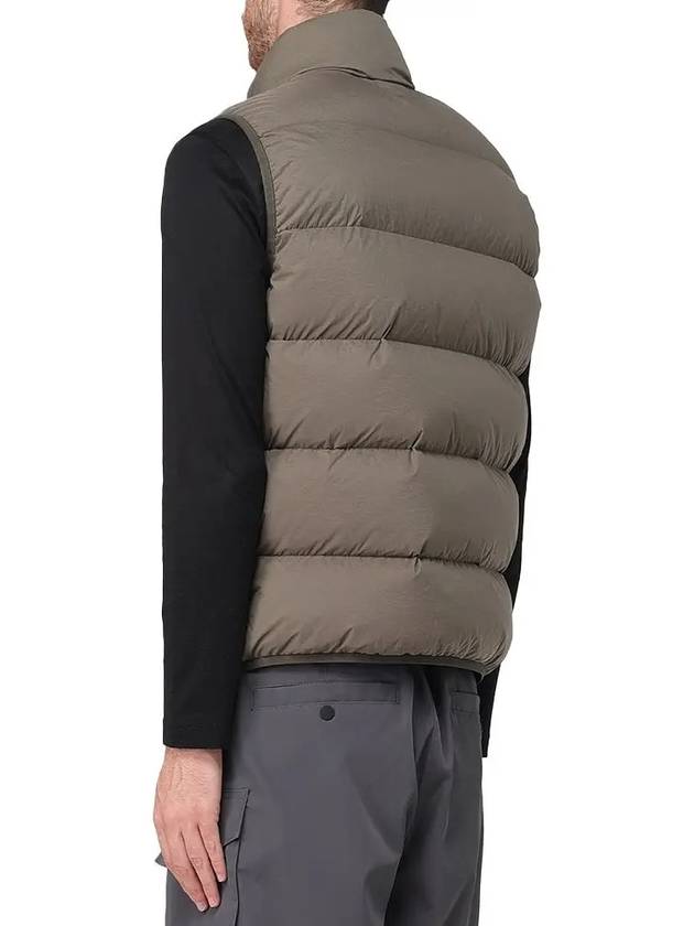 Seamless Tunnel Nylon Down Vest Green - STONE ISLAND - BALAAN 3