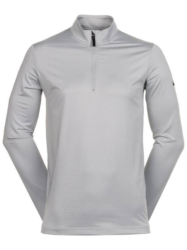 Golf Dri Fit Victory Half Zip Long Sleeve T-Shirt Grey - NIKE - BALAAN 2