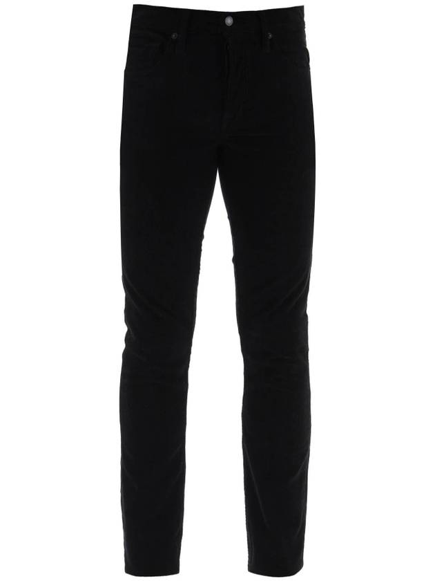 Corduroy Fivepocket Jeans Black - TOM FORD - BALAAN 1