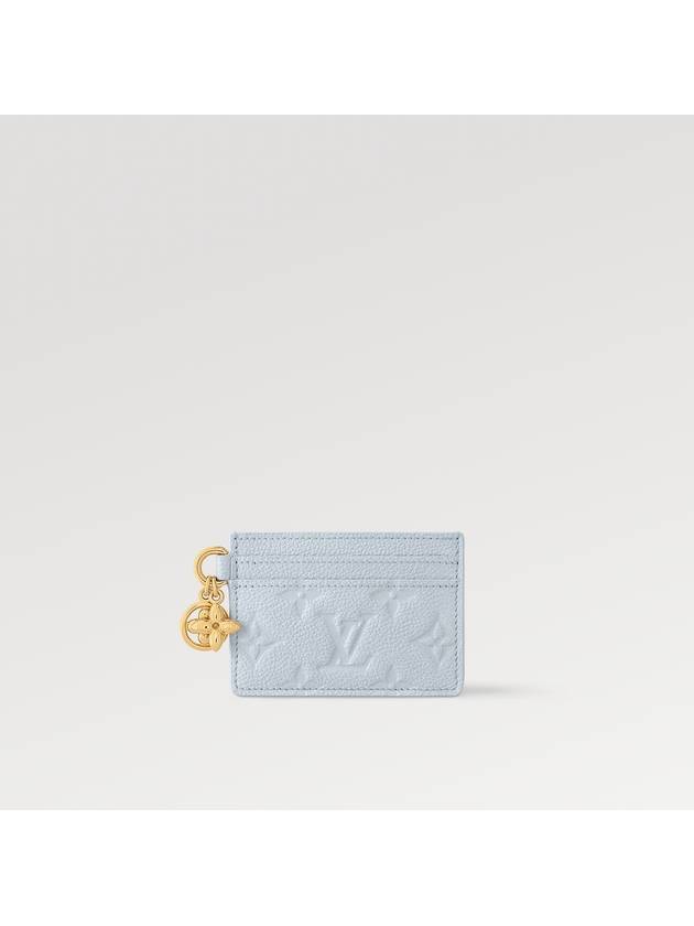 LV Charm Empreinte Monogram Card Wallet Blue - LOUIS VUITTON - BALAAN 1