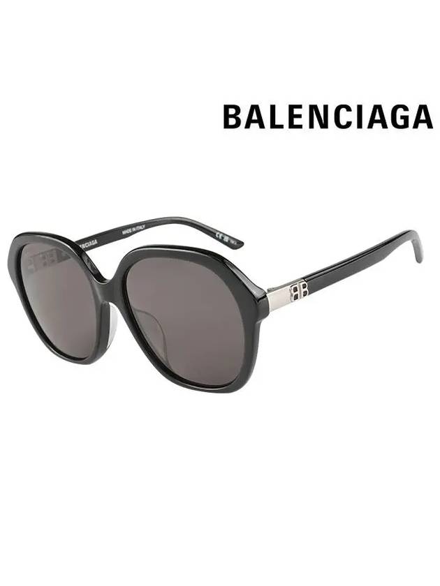 sunglasses BB0184SA 001 round acetate women - BALENCIAGA - BALAAN.