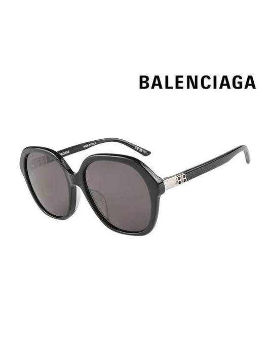 sunglasses BB0184SA 001 round acetate women - BALENCIAGA - BALAAN.