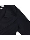 Bimba Double Face Wool Single Coat Black - MAX MARA - BALAAN 9