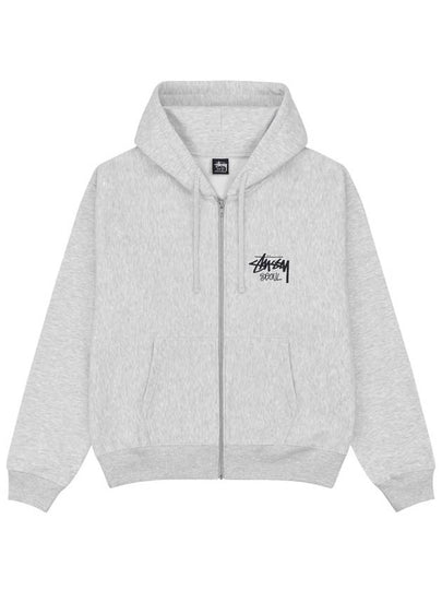 Stock Seoul Hooded Zip Up 2024 Ash Women - STUSSY - BALAAN 2