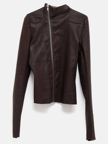 Leather Zip Jacket - RICK OWENS - BALAAN 1