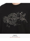 Camo Three Embroidery Regular Fit Cotton Jersey Short Sleeve T-Shirt Black - STONE ISLAND - BALAAN 7