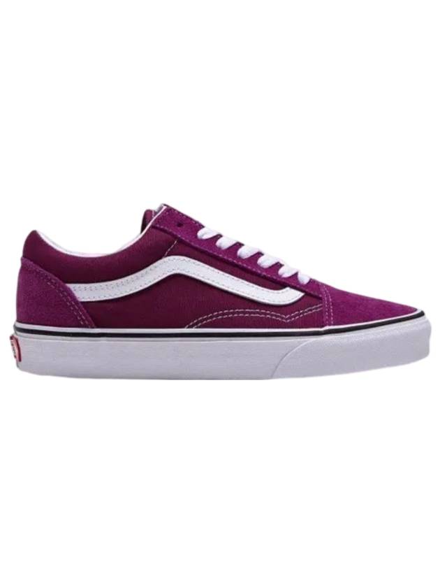 Old School Color Theory Low Top Sneakers Dark Purple - VANS - BALAAN 1