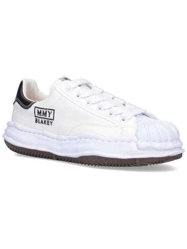 Blakey OG Sole Canvas Low Top Sneakers White - MAISON MIHARA YASUHIRO - BALAAN 3