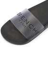 Logo Slippers Black - GIVENCHY - BALAAN.