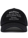 BAUHAUS WASHED BALL CAP BLACK - POLYGRAM - BALAAN 6