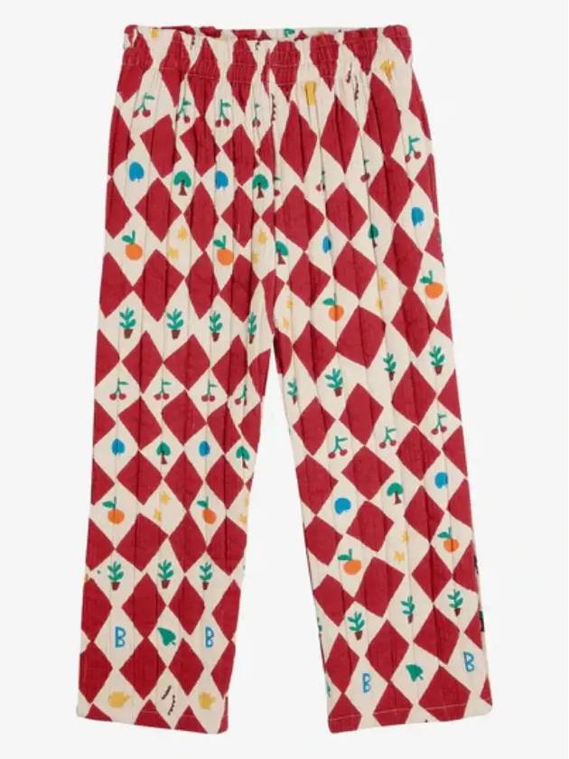 Harlequin All over Quilted Pants B224AC096 Italian Kids - BOBO CHOSES - BALAAN 1