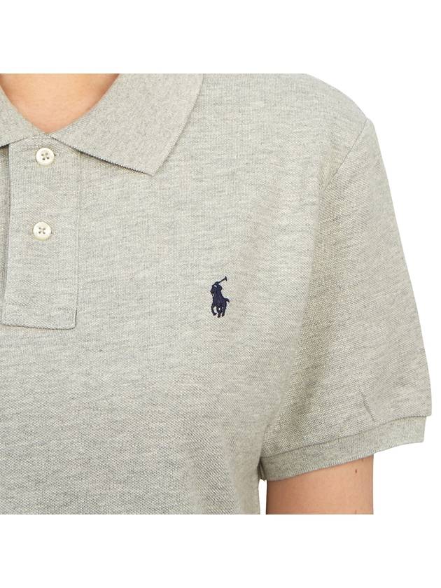 Kids collar short sleeve t shirt 323547926005 NW GRY HTR adult wearable - POLO RALPH LAUREN - BALAAN 8