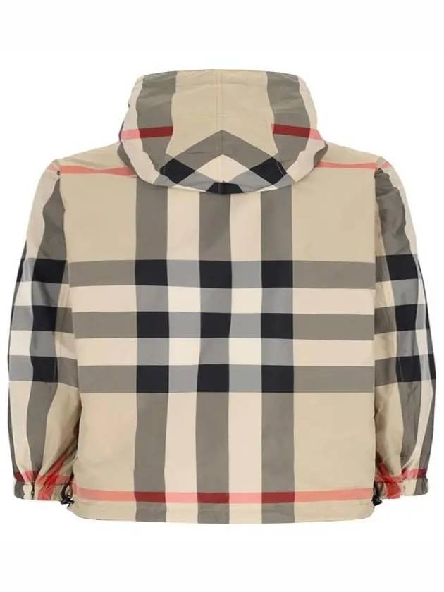 Reversible Check Hooded Jacket Archive Beige - BURBERRY - BALAAN 5