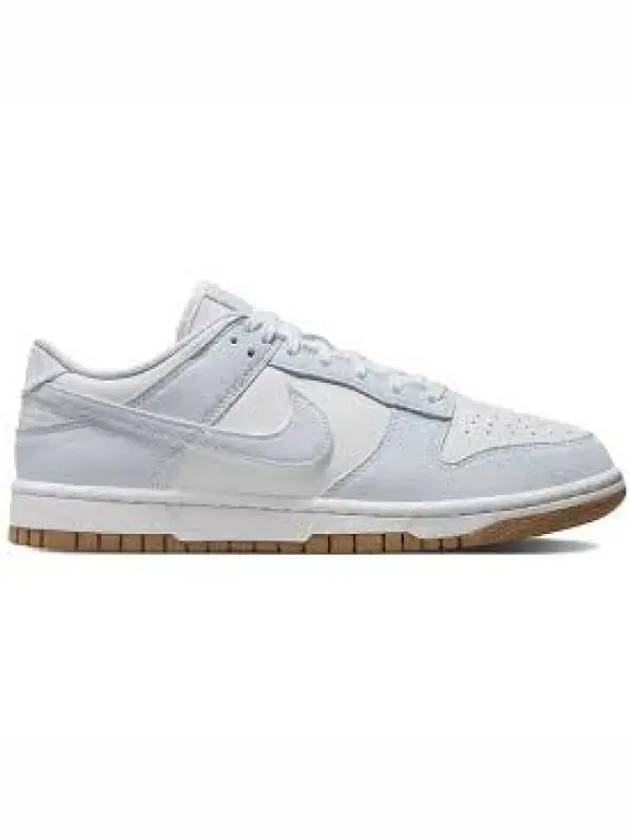 Dunk Low Premium Next Nature Women's Sneakers FN6345 100 White Football Gray GUM LT Brown 634671 - NIKE - BALAAN 2