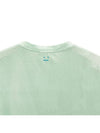 Logo Cotton Short Sleeve T-Shirt Green - ACNE STUDIOS - BALAAN 5