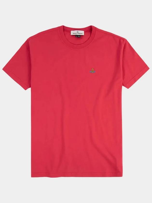 ORB Logo Classic Short Sleeve T-Shirt Red - VIVIENNE WESTWOOD - BALAAN 2