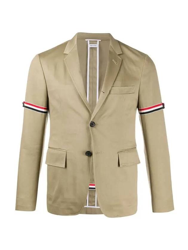 Armband Unconstructed Classic Jacket Navy Beige - THOM BROWNE - BALAAN 1