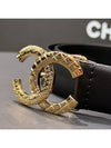 Women's Belt Calfskin Multi Gold Metal Size 75 - CHANEL - BALAAN 3