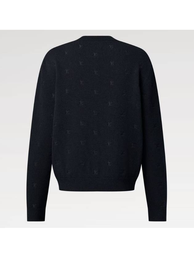 1AGHU6 LV Blazon All Over Embroidered Crew Neck - LOUIS VUITTON - BALAAN 3