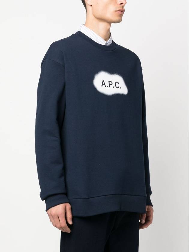 Alastor Logo Sweatshirt Navy - A.P.C. - BALAAN 5