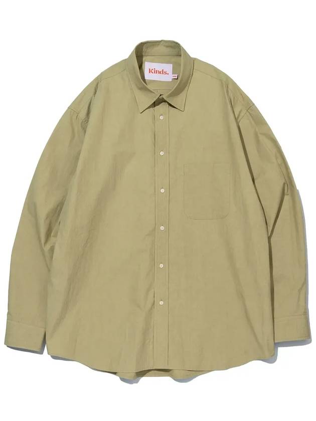 Cation Standard Paper Ver.2 Long Sleeve Shirt Olive - KINDS - BALAAN 6