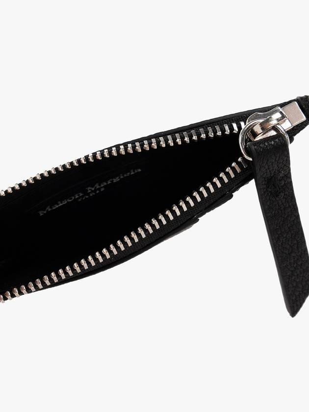 Stitch Zipper Card Wallet Black - MAISON MARGIELA - BALAAN 3