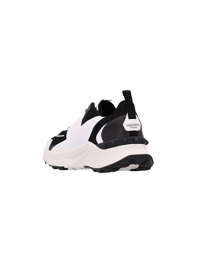 True Act Low-Top Sneakers Black White - VALENTINO - BALAAN 6