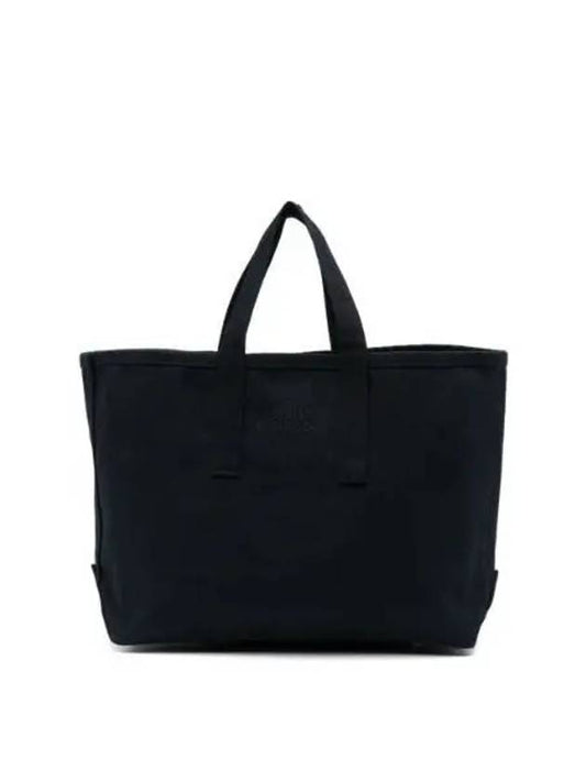 24 SMALL EMBROIDERED LOGO TOTE BAG DARKEST NAVY 737 - STUDIO NICHOLSON - BALAAN 1