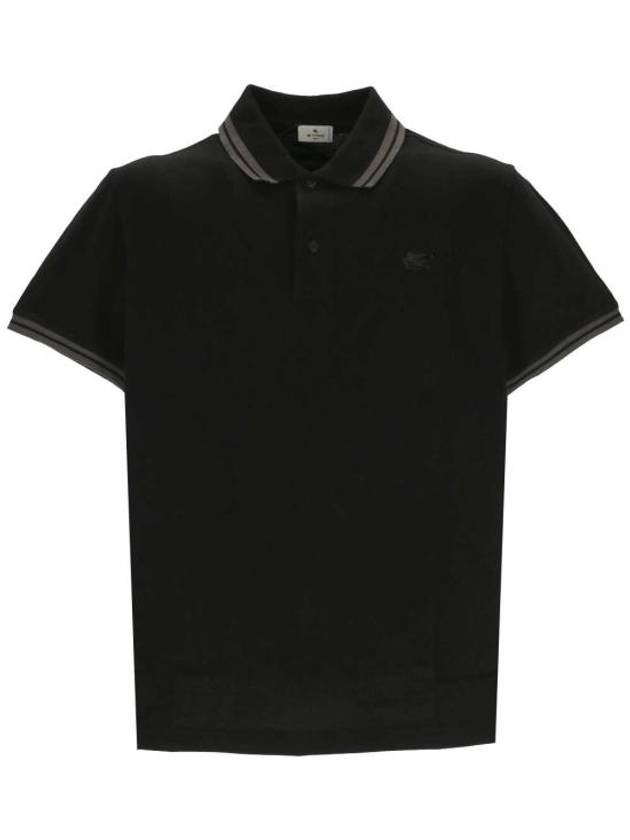 Polo T Shirt MRMD0007AC174 N0000 Black - ETRO - BALAAN 1