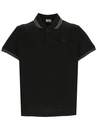 Polo T Shirt MRMD0007AC174 N0000 Black - ETRO - BALAAN 1