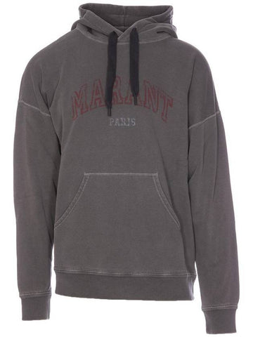 Miley Logo Hoodie Black - ISABEL MARANT - BALAAN 1