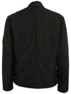 Shadow Waffen Patch Linen Mesh Zip-up Jacket Black - STONE ISLAND - BALAAN 4