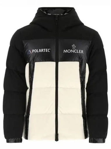 1A00084 899HL 999 MALAVOY Malaboy Hood Padding Black White Men s TLS 270859 - MONCLER - BALAAN 1