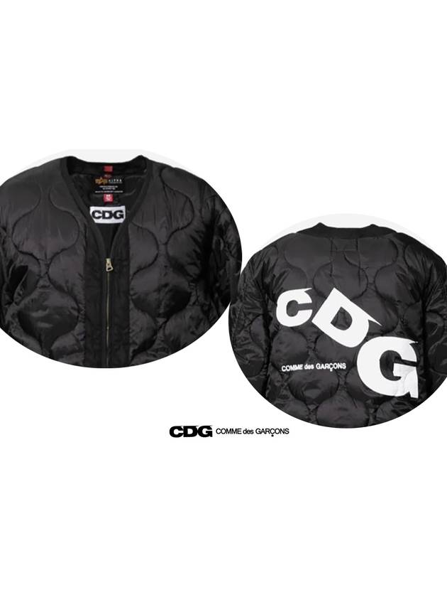 Alpha Industries Liner Padding Black - COMME DES GARCONS - BALAAN 6