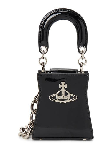 Kelly Chain Tote Bag Black - VIVIENNE WESTWOOD - BALAAN 1